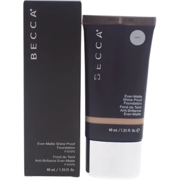 Discount Becca Ever-Matte Shine Proof Foundation - Fawn by Becca for Women - 1.35 oz Foundation - GlowEssence Care - Embrace the Essence of Radiance with Premium Skincare Solutions