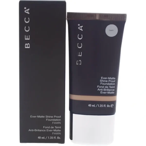 Complexion-care*Becca Ever-Matte Shine Proof Foundation - Fawn by Becca for Women - 1.35 oz Foundation - GlowEssence Care - Embrace the Essence of Radiance with Premium Skincare Solutions