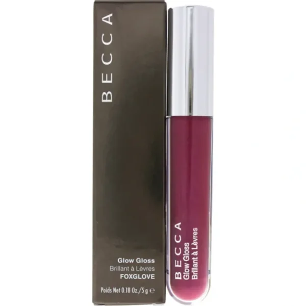 New Becca Glow Gloss - Foxglove by Becca for Women - 0.18 oz Lip Gloss - GlowEssence Care - Embrace the Essence of Radiance with Premium Skincare Solutions