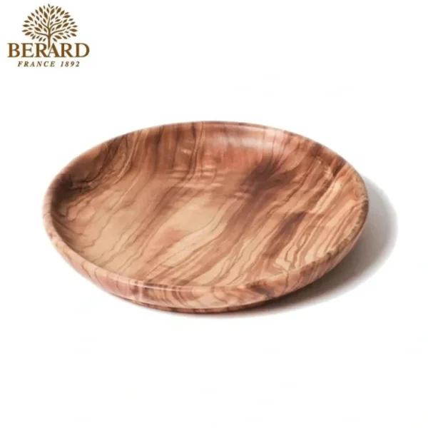 Wash*Berard Olive Wood Plate 22cm Fixed Size - GlowEssence Care - Embrace the Essence of Radiance with Premium Skincare Solutions