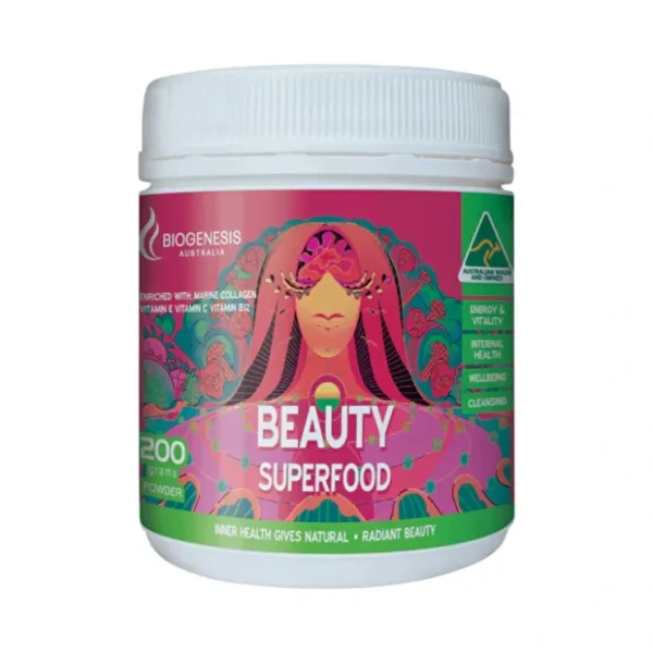 Beauty*BioGenesis Australia Beauty Superfood Powder 200g - GlowEssence Care - Embrace the Essence of Radiance with Premium Skincare Solutions