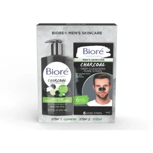 Cheap Biore Men's Charcoal Skincare Pack - GlowEssence Care - Embrace the Essence of Radiance with Premium Skincare Solutions