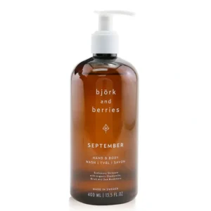 Best Bjork & Berries September Hand & Body Wash 400ml/13.5oz - GlowEssence Care - Embrace the Essence of Radiance with Premium Skincare Solutions
