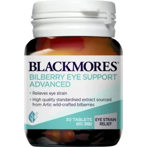 Best Blackmores Bilberry Eye Support Advanced 30 Tablets - GlowEssence Care - Embrace the Essence of Radiance with Premium Skincare Solutions