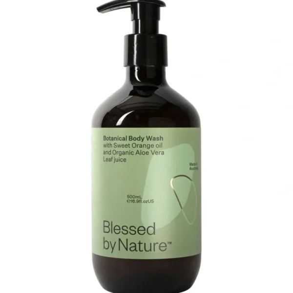 Hot Blessed By Nature Botanical Body Wash 500ml - GlowEssence Care - Embrace the Essence of Radiance with Premium Skincare Solutions