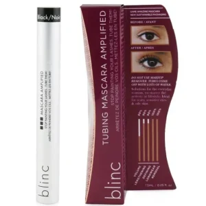 New Blinc Tubing Mascara Amplified - Black 7.5ml/0.25oz - GlowEssence Care - Embrace the Essence of Radiance with Premium Skincare Solutions
