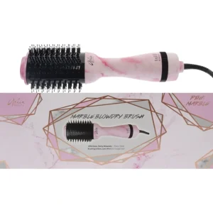 Outlet Blowdry Brush - Pink Marble by Aria Beauty for Women - 1 Pc Brush - GlowEssence Care - Embrace the Essence of Radiance with Premium Skincare Solutions