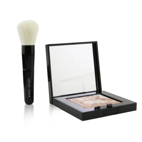Sale Bobbi Brown Highlighting Powder Set (1x Highlighting Powder + 1x Mini Face Brush) - #Pink Glow 2pcs - GlowEssence Care - Embrace the Essence of Radiance with Premium Skincare Solutions