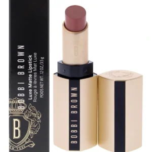 Store Bobbi Brown Luxe Matte Lipstick - Sunset Rose by Bobbi Brown for Women - 0.12 oz Lipstick - GlowEssence Care - Embrace the Essence of Radiance with Premium Skincare Solutions
