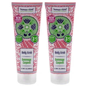 Complexion-care*Body Scrub - Pack of 2 by Human+Kind for Unisex - 6.46 oz Scrub - GlowEssence Care - Embrace the Essence of Radiance with Premium Skincare Solutions