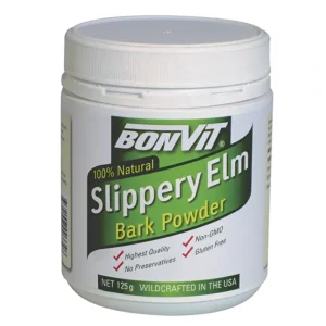 Online Bonvit 100% Natural Slippery Elm Bark Powder 125g - GlowEssence Care - Embrace the Essence of Radiance with Premium Skincare Solutions