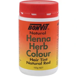 Best Bonvit Natural Hair Tint Henna Herb Colour (100% Henna) Natural Red 100g - GlowEssence Care - Embrace the Essence of Radiance with Premium Skincare Solutions