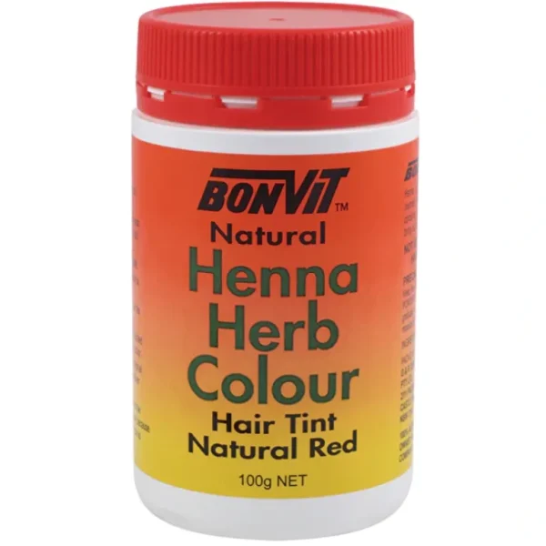 Best Bonvit Natural Hair Tint Henna Herb Colour (100% Henna) Natural Red 100g - GlowEssence Care - Embrace the Essence of Radiance with Premium Skincare Solutions