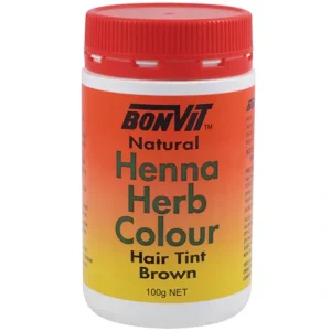 Wash*Bonvit Natural Hair Tint Henna Herb Colour (Henna & Herb Blend) Brown 100g - GlowEssence Care - Embrace the Essence of Radiance with Premium Skincare Solutions