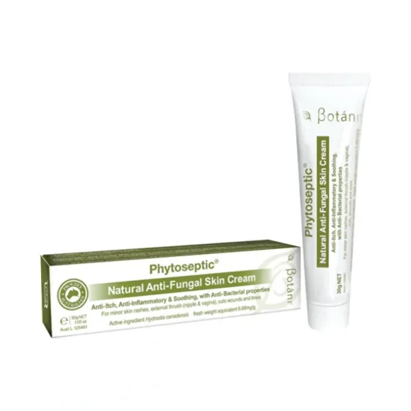 Sale Botani Phytoseptic Natural Anti-Fungal Skin Cream 30g - GlowEssence Care - Embrace the Essence of Radiance with Premium Skincare Solutions