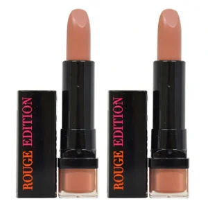Hot Bourjois Rouge Edition - 02 Beige Trench by Bourjois for Women - 0.12 oz Lipstick - Pack of 2 - GlowEssence Care - Embrace the Essence of Radiance with Premium Skincare Solutions