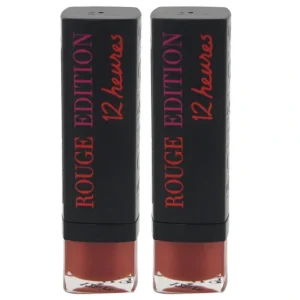 Best Bourjois Rouge Edition 12 Hours - 33 Peche Cocooning by Bourjois for Women - 0.12 oz Lipstick - Pack of 2 - GlowEssence Care - Embrace the Essence of Radiance with Premium Skincare Solutions