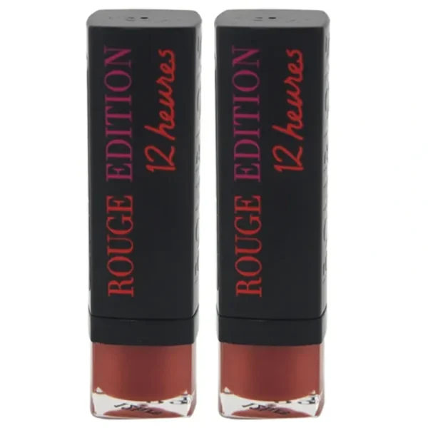 Best Bourjois Rouge Edition 12 Hours - 33 Peche Cocooning by Bourjois for Women - 0.12 oz Lipstick - Pack of 2 - GlowEssence Care - Embrace the Essence of Radiance with Premium Skincare Solutions