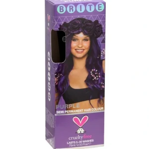 Wash*Brite Organix Semi Permanent Hair Colour 75 ml - Purple - GlowEssence Care - Embrace the Essence of Radiance with Premium Skincare Solutions