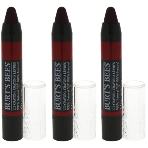 Store Burts Bees Burts Bees Lip Crayon - 435 Napa Vineyard by Burts Bees for Women - 0.11 oz Lipstick - Pack of 3 - GlowEssence Care - Embrace the Essence of Radiance with Premium Skincare Solutions