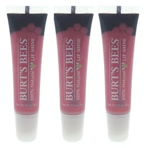 New Burts Bees Burts Bees Lip Shine - 020 Blush by Burts Bees for Women - 0.5 oz Lip Gloss - Pack of 3 - GlowEssence Care - Embrace the Essence of Radiance with Premium Skincare Solutions