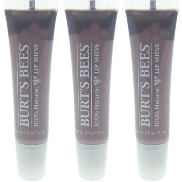 Sale Burts Bees Burts Bees Lip Shine - 016 Spontaneity by Burts Bees for Women - 0.5 oz Lip Gloss - Pack of 3 - GlowEssence Care - Embrace the Essence of Radiance with Premium Skincare Solutions