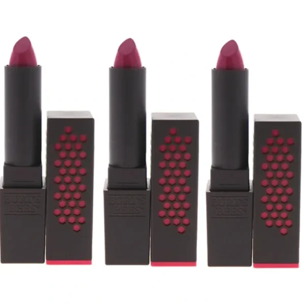 Fashion Burts Bees Burts Bees Lipstick - 512 Fuchsia Flood by Burts Bees for Women - 0.12 oz Lipstick - Pack of 3 - GlowEssence Care - Embrace the Essence of Radiance with Premium Skincare Solutions