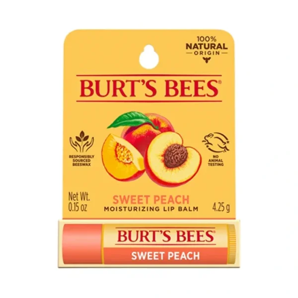 Lip-care*Burt's Bees Burt's Bees Moisturising Lip Balm Sweet Peach 4.25g - GlowEssence Care - Embrace the Essence of Radiance with Premium Skincare Solutions