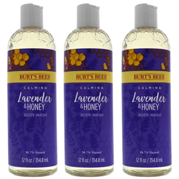 Fashion Burts Bees Calming Lavender and Honey Body Wash by Burts Bees for Women - 12 oz Body Wash - Pack of 3 - GlowEssence Care - Embrace the Essence of Radiance with Premium Skincare Solutions