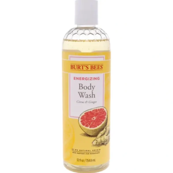 Wash*Burt's Bees Energizing Citrus and Ginger Body Wash by Burts Bees for Women - 12 oz Body Wash - GlowEssence Care - Embrace the Essence of Radiance with Premium Skincare Solutions