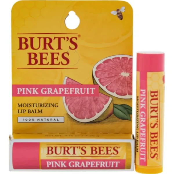 Cheap Burts Bees Pink Grapefruit Moisturizing Lip Balm Blister by Burts Bees for Unisex - 0.15 oz Lip Balm - GlowEssence Care - Embrace the Essence of Radiance with Premium Skincare Solutions