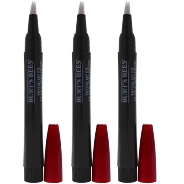 Best Sale Burts Bees Tinted Lip Oil - 621 Crimson Breeze by Burts Bees for Women - 0.04 oz Lip Oil - Pack of 3 - GlowEssence Care - Embrace the Essence of Radiance with Premium Skincare Solutions
