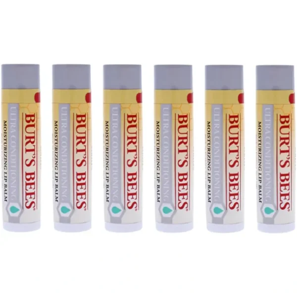 Hot Burts Bees Ultra Conditioning Lip Balm by Burts Bees for Unisex - 0.15 oz Lip Balm - Pack of 6 - GlowEssence Care - Embrace the Essence of Radiance with Premium Skincare Solutions