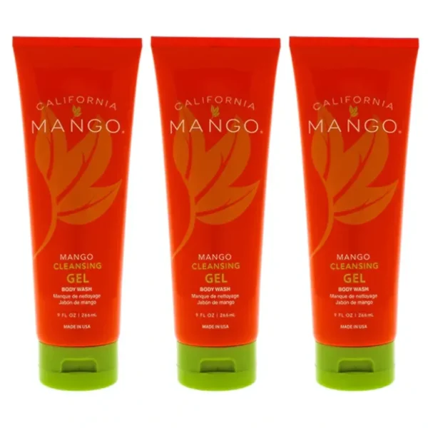 Best Sale California Mango Mango Cleansing Gel Body Wash by California Mango for Unisex - 9 oz Body Wash - Pack of 3 - GlowEssence Care - Embrace the Essence of Radiance with Premium Skincare Solutions