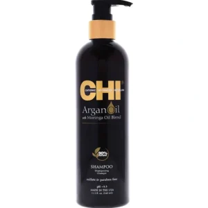 Clearance CHI Argan Oil Plus Moringa Oil Blend Shampoo by CHI for Unisex - 11.5 oz Shampoo - GlowEssence Care - Embrace the Essence of Radiance with Premium Skincare Solutions