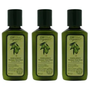 Discount CHI Olive Organics Hair and Body Shampoo Body Wash by CHI for Unisex - 2 oz Body Wash - Pack of 3 - GlowEssence Care - Embrace the Essence of Radiance with Premium Skincare Solutions