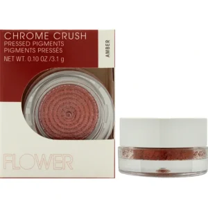 Online Chrome Crush Pressed Pigments - Amber by Flower Beauty for Women - 0.10 oz Eye Shadow - GlowEssence Care - Embrace the Essence of Radiance with Premium Skincare Solutions