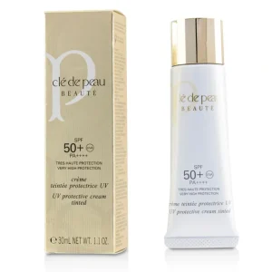 Shop Cle De Peau UV Protective Cream Tinted SPF 50 - Ocher 30ml/1.1oz - GlowEssence Care - Embrace the Essence of Radiance with Premium Skincare Solutions