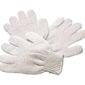 Fashion Clover Fields Massage Glove White x 12 Pack - GlowEssence Care - Embrace the Essence of Radiance with Premium Skincare Solutions