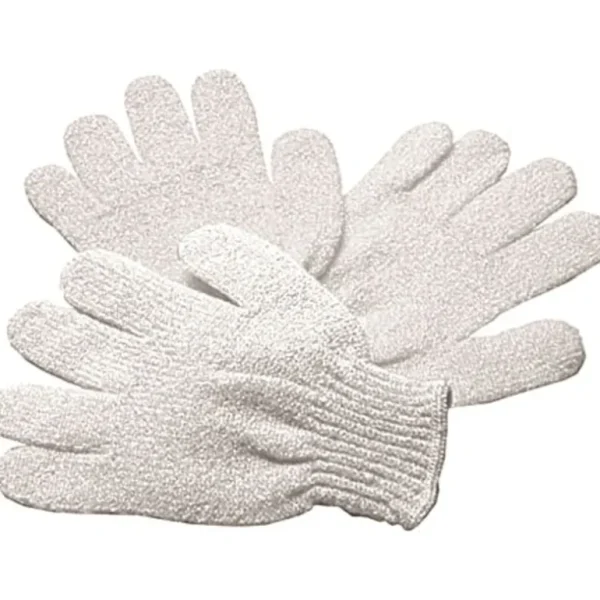 Fashion Clover Fields Massage Glove White x 12 Pack - GlowEssence Care - Embrace the Essence of Radiance with Premium Skincare Solutions