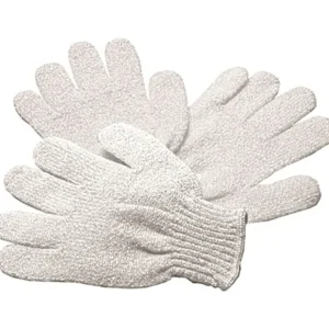 Wash*Clover Fields Massage Glove White x 12 Pack - GlowEssence Care - Embrace the Essence of Radiance with Premium Skincare Solutions