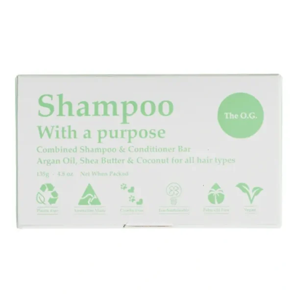 Wash*Clover Fields Shampoo with a Purpose by Clover Fields (Shampoo & Conditioner Bar) The O.G. 135g - GlowEssence Care - Embrace the Essence of Radiance with Premium Skincare Solutions