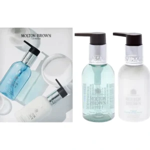Wash*Coastal Cypress and Sea Fennel Set by Molton Brown for Unisex - 2 Pc 3.3oz Hand Wash, 3.3oz Hand Lotion - GlowEssence Care - Embrace the Essence of Radiance with Premium Skincare Solutions