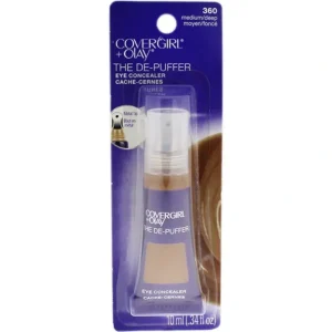 Discount CoverGirl CoverGirl + Olay The De-Puffer Eye Concealer - # 360 Medium/Deep by CoverGirl for Women - 0.34 oz Concealer - GlowEssence Care - Embrace the Essence of Radiance with Premium Skincare Solutions