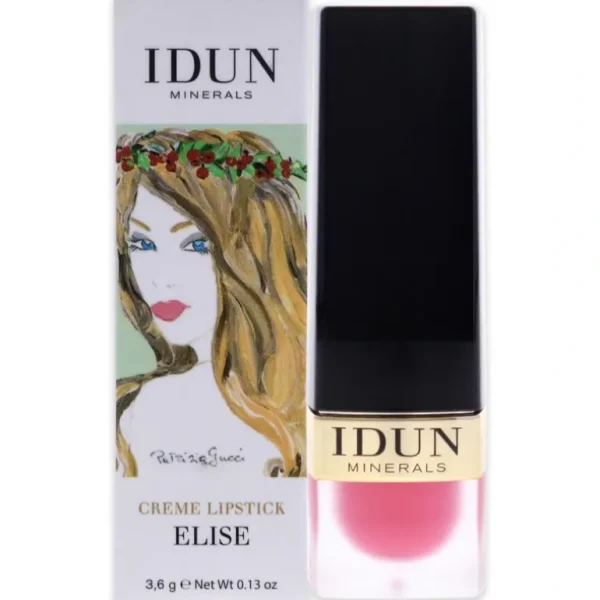 Cheap Creme Lipstick - 201 Elise by Idun Minerals for Women - 0.13 oz Lipstick - GlowEssence Care - Embrace the Essence of Radiance with Premium Skincare Solutions