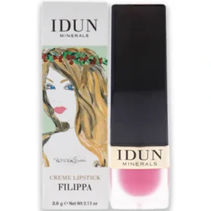 New Creme Lipstick - 204 Filippa by Idun Minerals for Women - 0.13 oz Lipstick - GlowEssence Care - Embrace the Essence of Radiance with Premium Skincare Solutions