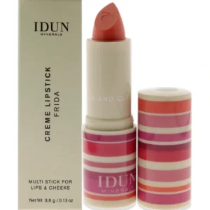 Outlet Creme Lipstick - 203 Frida by Idun Minerals for Women - 0.13 oz Lipstick - GlowEssence Care - Embrace the Essence of Radiance with Premium Skincare Solutions