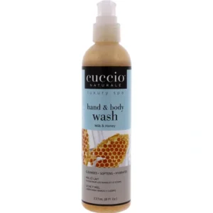 Wash*Cuccio Hand and Body Wash - Milk and Honey by Cuccio for Women - 8 oz Body Wash - GlowEssence Care - Embrace the Essence of Radiance with Premium Skincare Solutions