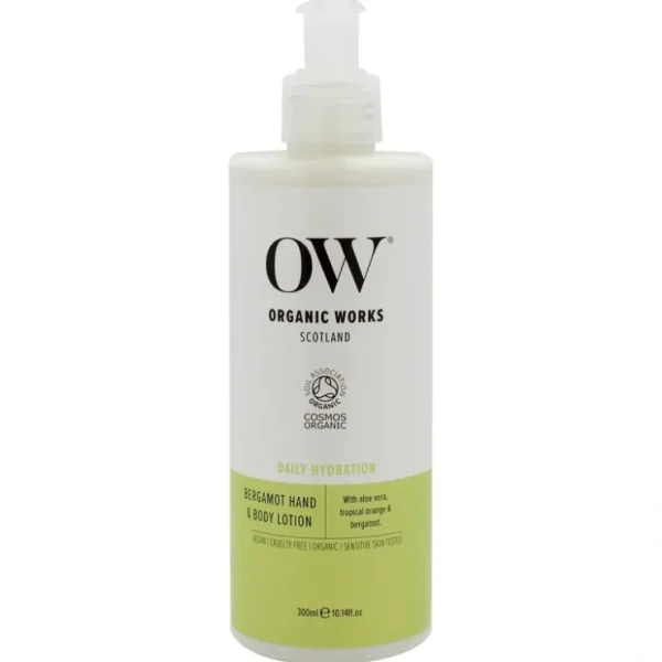 Beauty*Daily Hydration Hand and Body Lotion - Bergamot by Organic Works for Unisex - 10.14 oz Body Lotion - GlowEssence Care - Embrace the Essence of Radiance with Premium Skincare Solutions