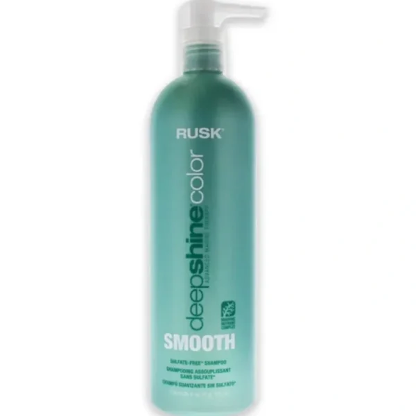 Beauty*Deepshine Color Smooth Sulfate-Free Shampoo by Rusk for Unisex - 25 oz Shampoo - GlowEssence Care - Embrace the Essence of Radiance with Premium Skincare Solutions
